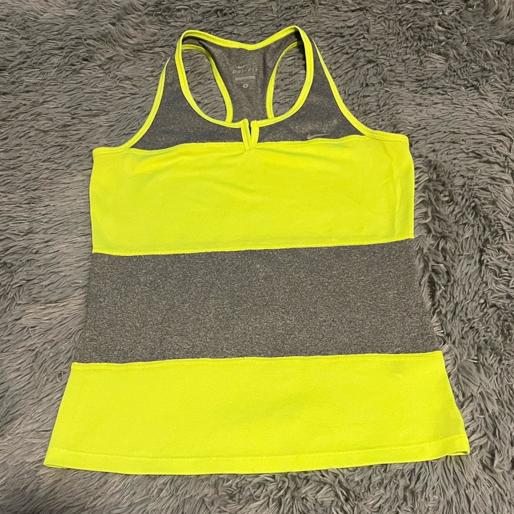Nike racer back tank ladies small